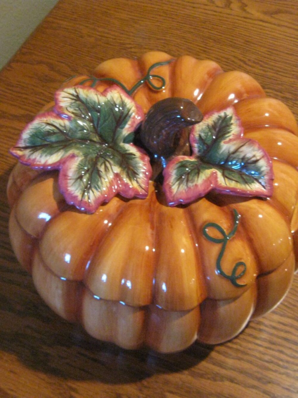 Macy's Cellar Marketplace Large Ceramic Pumpkin Tureen